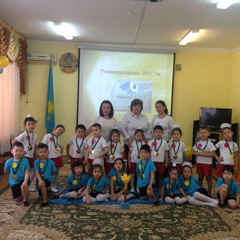 Балабақшадағы универсиада "дене шынықтырумен достасқаның,күшің күш қосқаның"