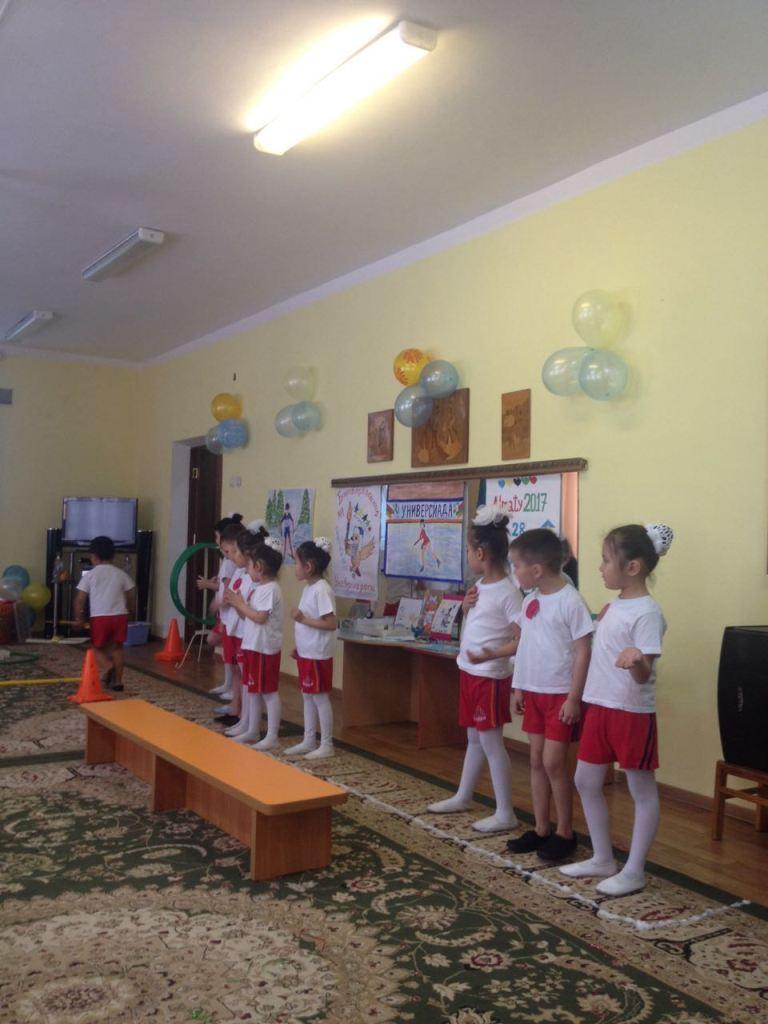 Балабақшадағы универсиада "дене шынықтырумен достасқаның,күшің күш қосқаның"